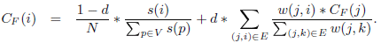 Focused Weighted PageRank